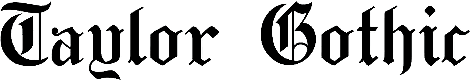 Taylor Gothic Font free download