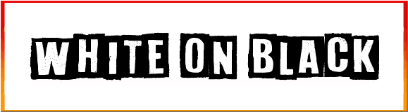 White On Black Font free download