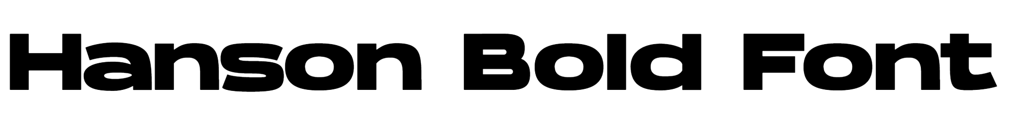 Hanson Bold Font | DafontStyle