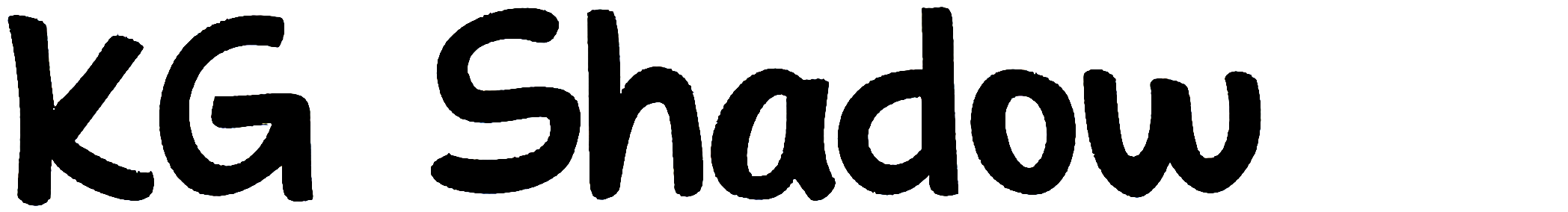 KG Shadow font free download