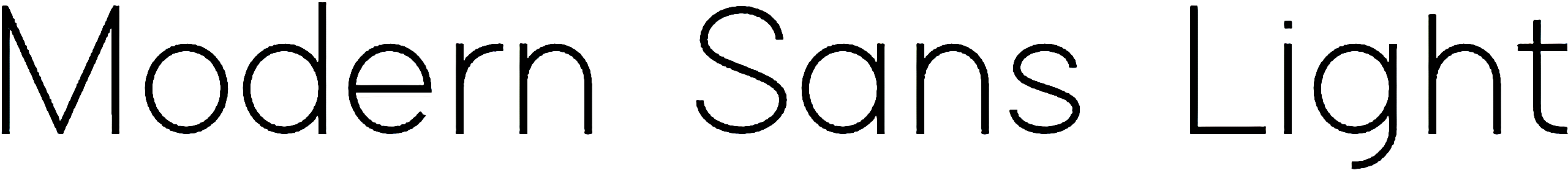 Modern Sans font free download