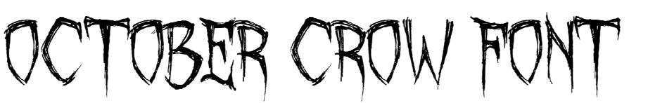 October Crow Font Download