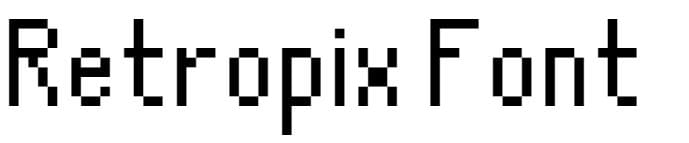 Retropix Font free download