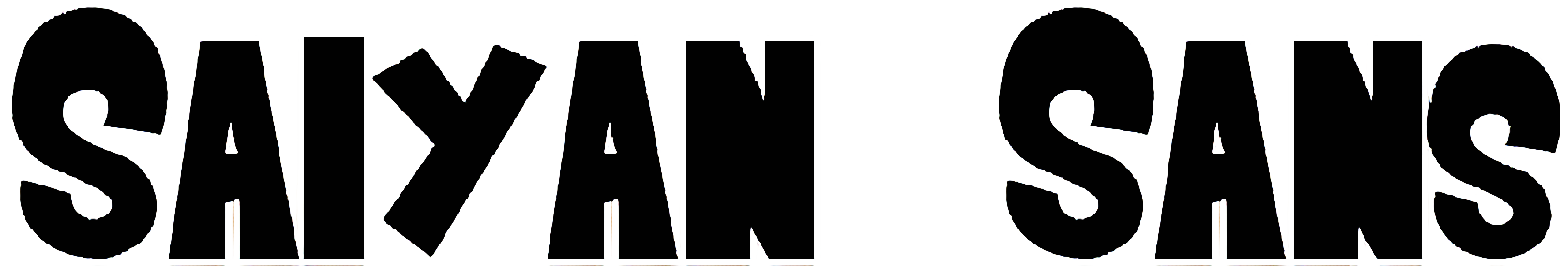 Saiyan Sans Font Download, Sayan Font