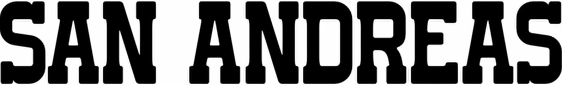 San Andreas bold font free download