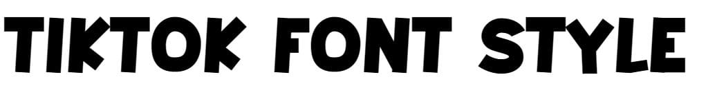 Tiktok Comic Font