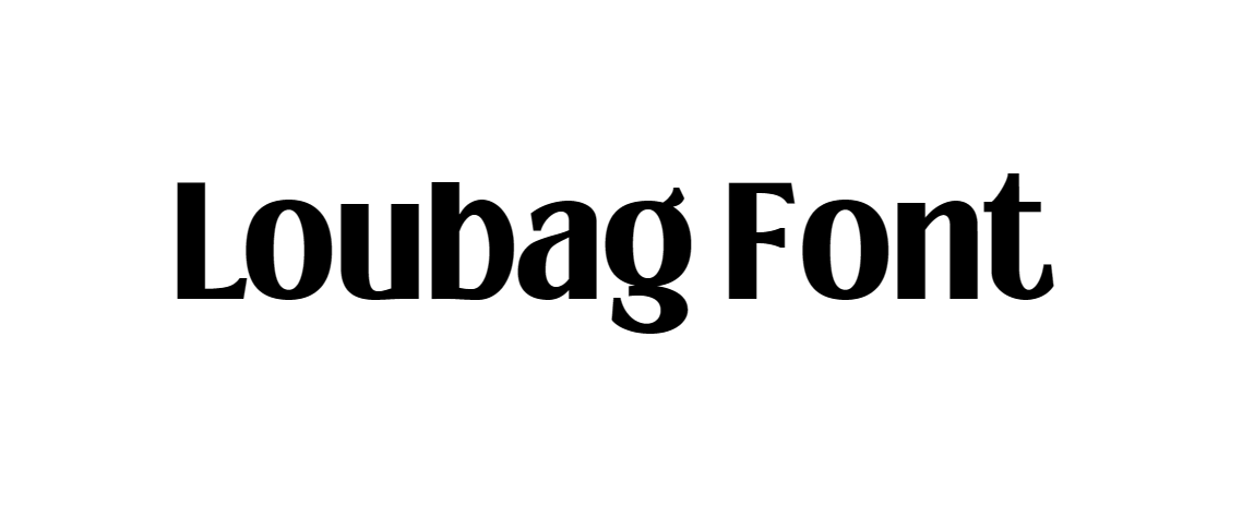 Loubag Font free download