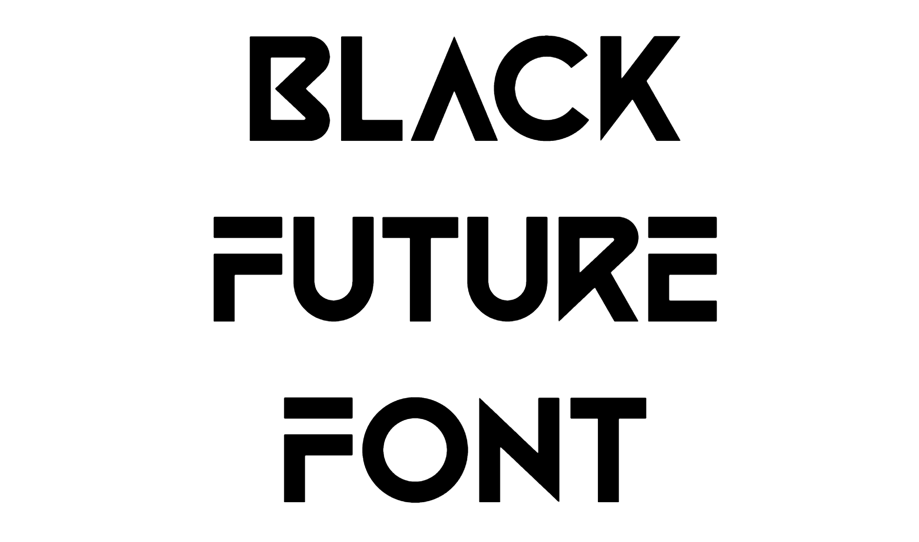Black Future Font | DafontStyle