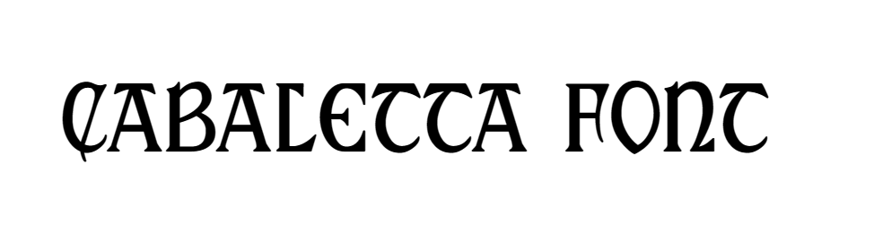 Cabaletta Font free download