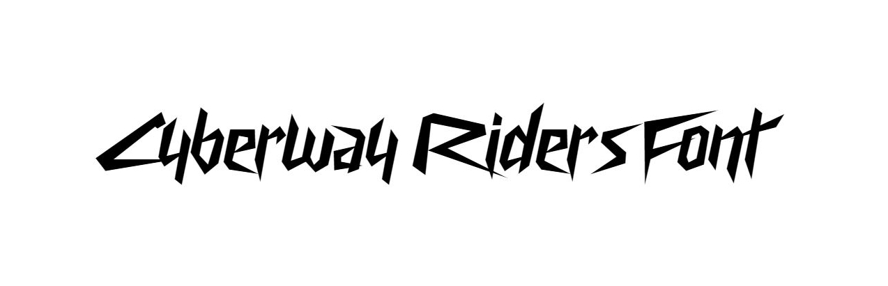 Cyberway Riders Font | DafontStyle