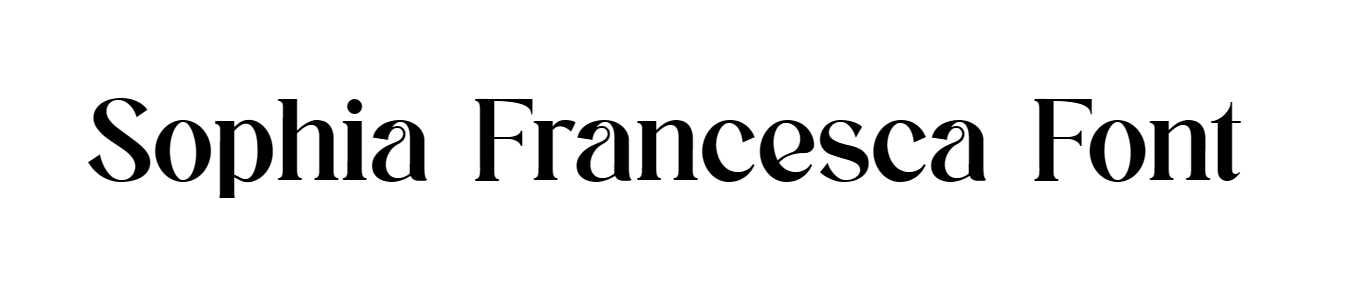 Sophia Francesca Font download