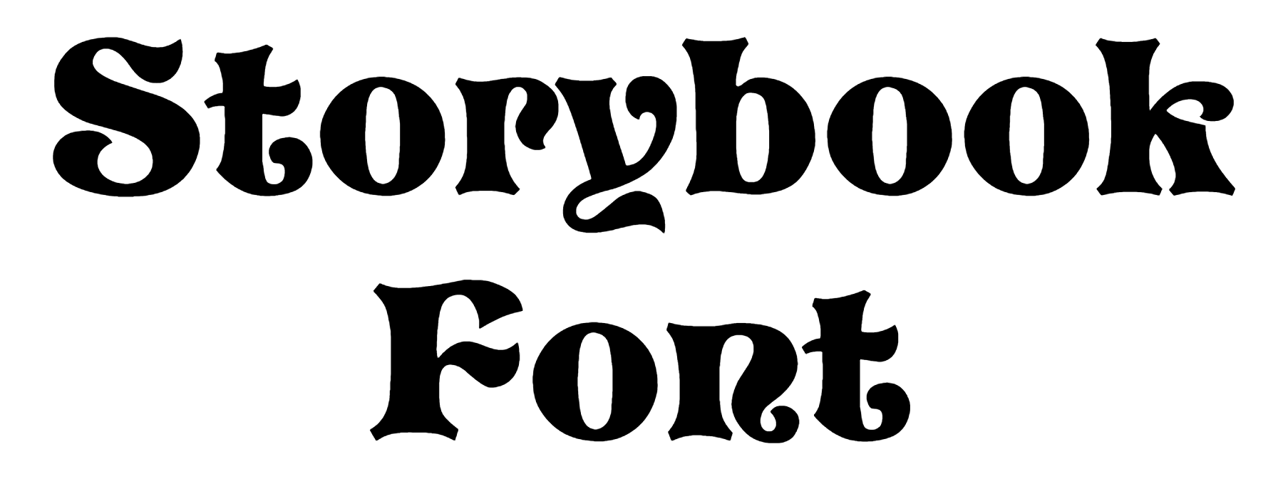 Storybook font free download