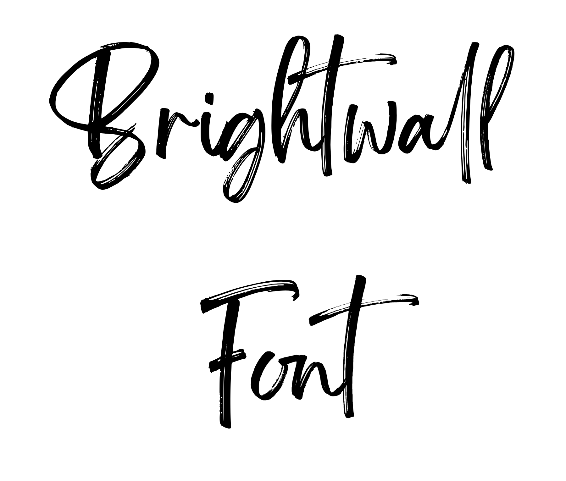 BrightWall Font | DafontStyle