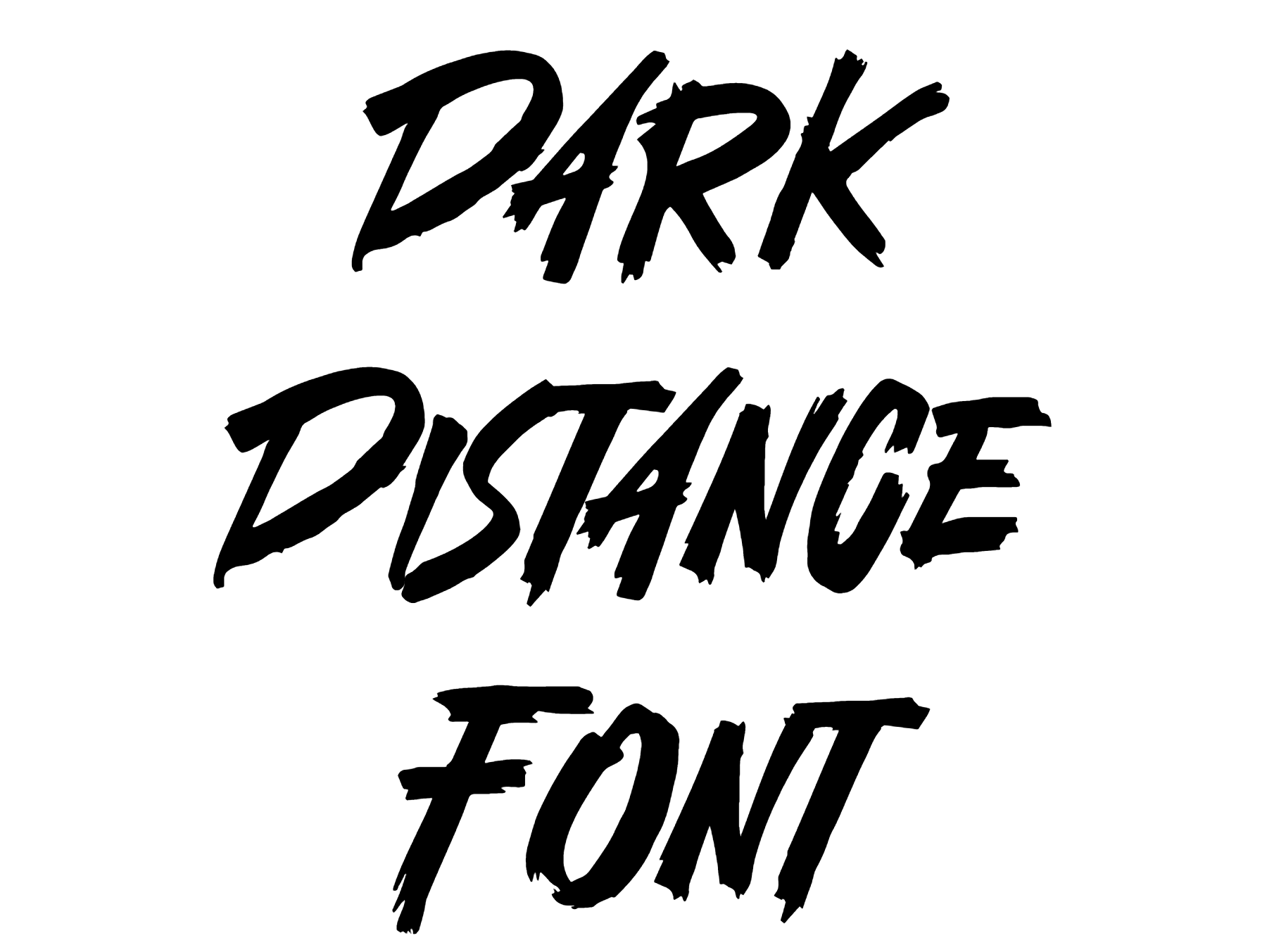 Dark Distance Font | DafontStyle