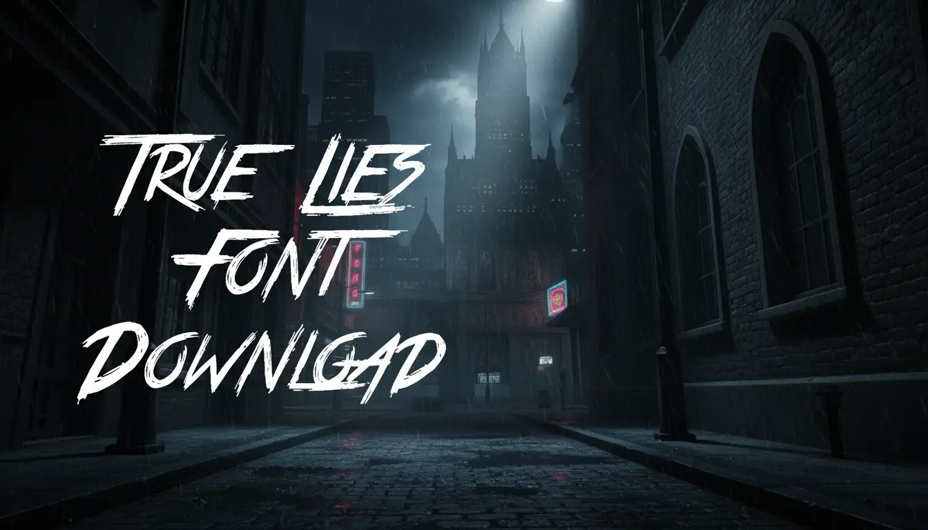 True Lies Font Download