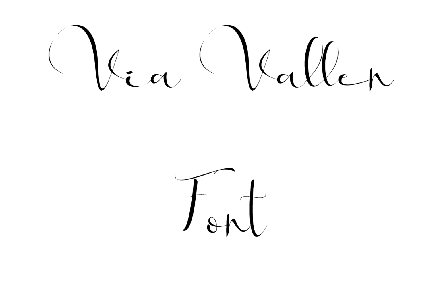 Via Vallen Font | DafontStyle
