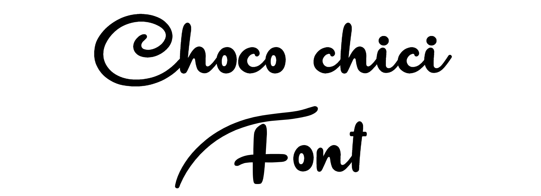 Choco chici Font free Download