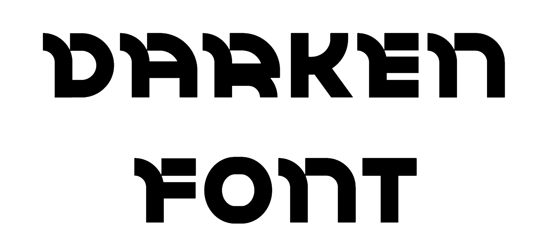 Darken Font free download
