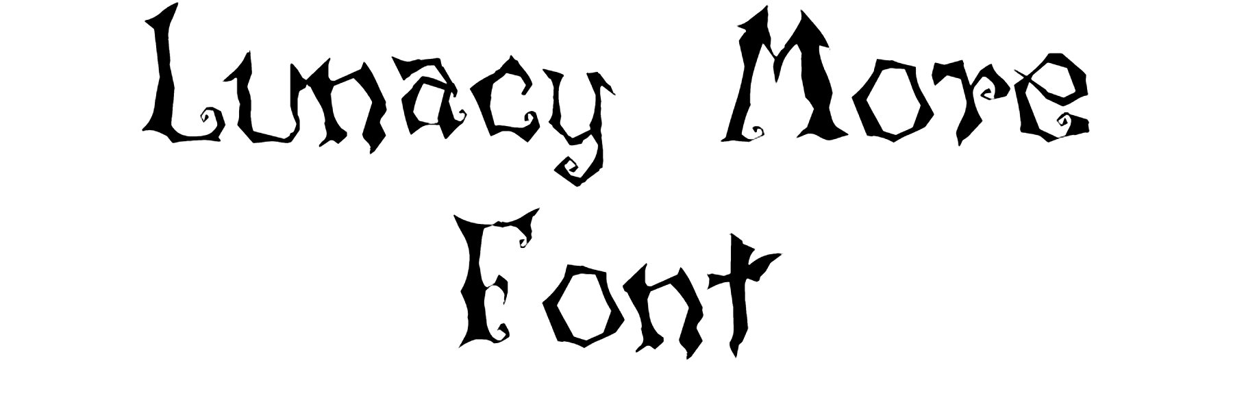 Lunacy More Font Download
