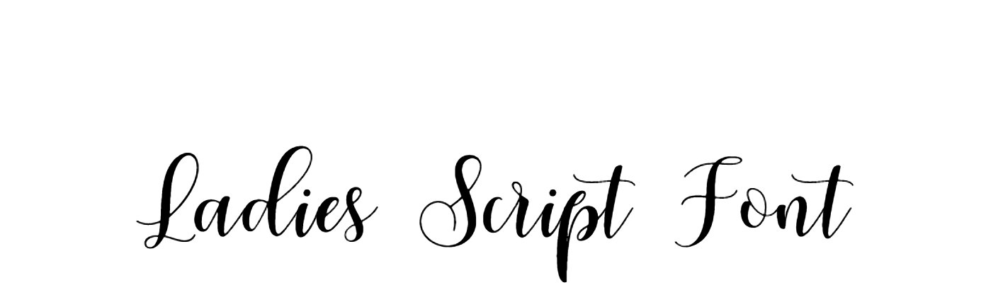 Ladies Script Font Download