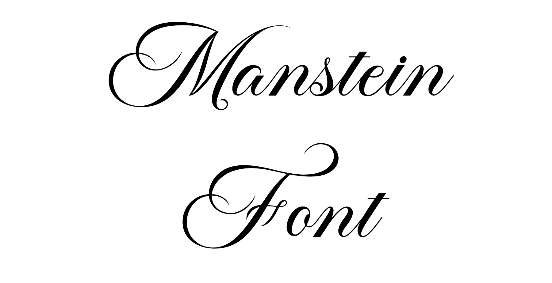 Manstein Font Download