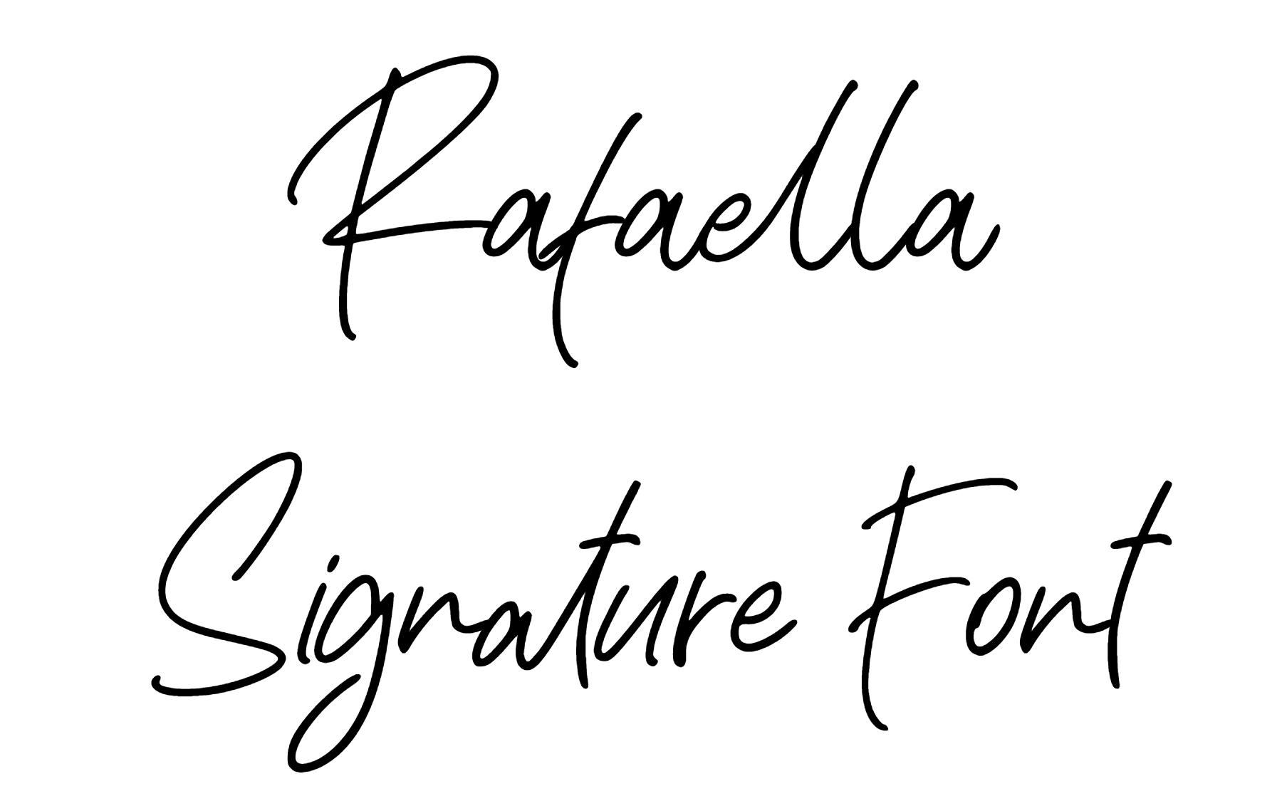 Rafaella Signature Font | DafontStyle
