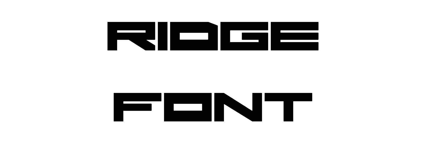 Porter Ridge Font Ridge Font | DafontStyle