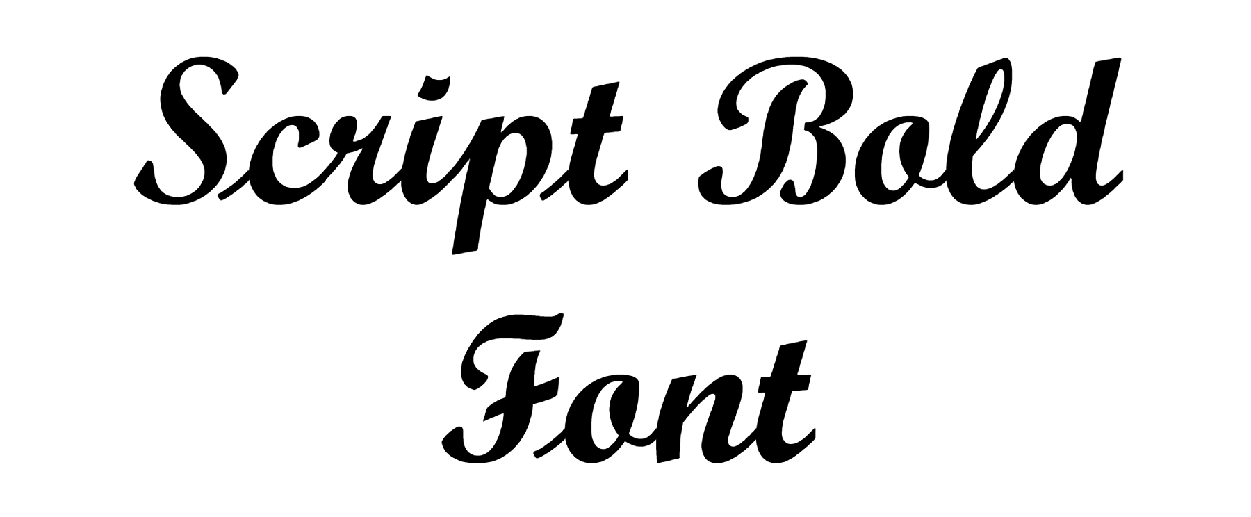 Script Bold Font Download