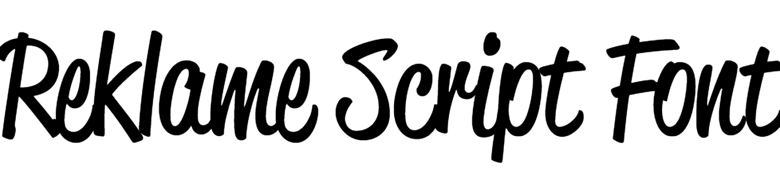 Dafont Reklame Script Reklame Script Font | DafontStyle