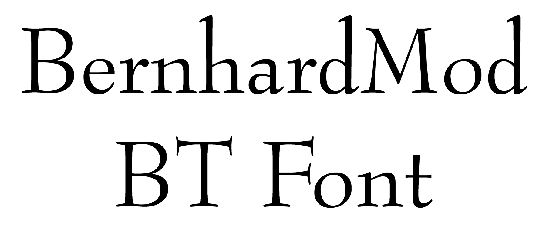 BernhardMod BT Font Download