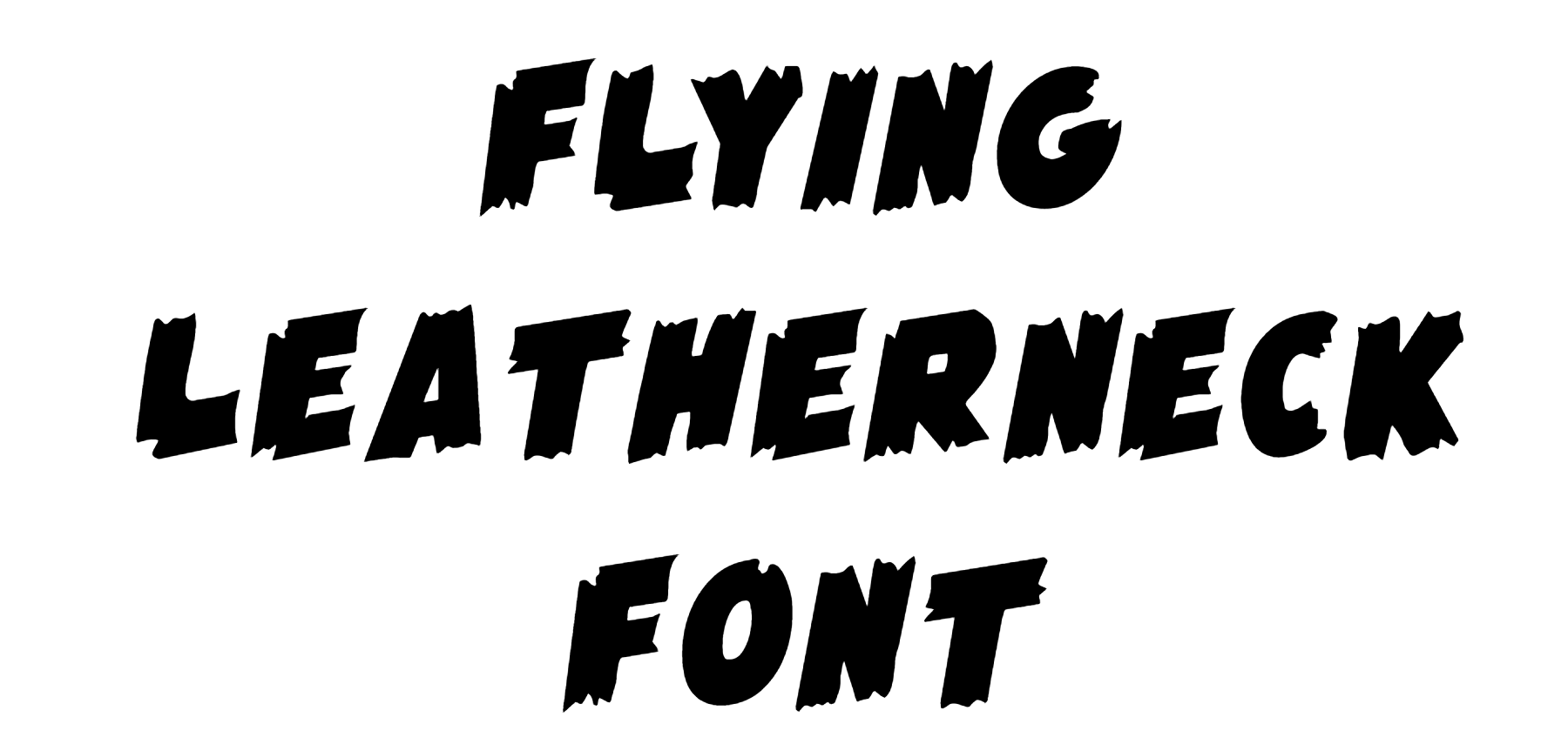 Flying Leatherneck Font Download