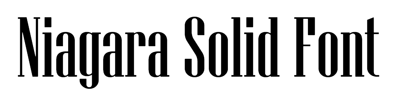 Niagara Solid Font Download