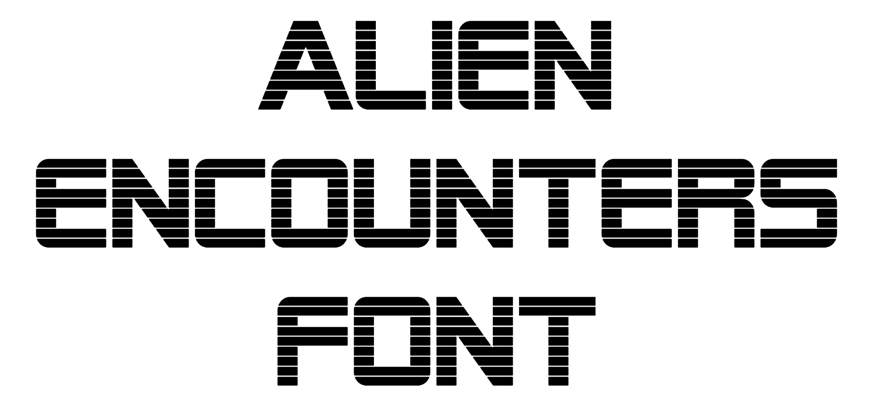 Alien Encounters Font | DafontStyle