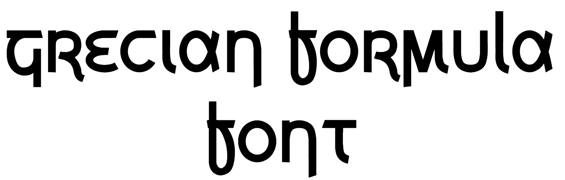 Grecian Formula Font Download