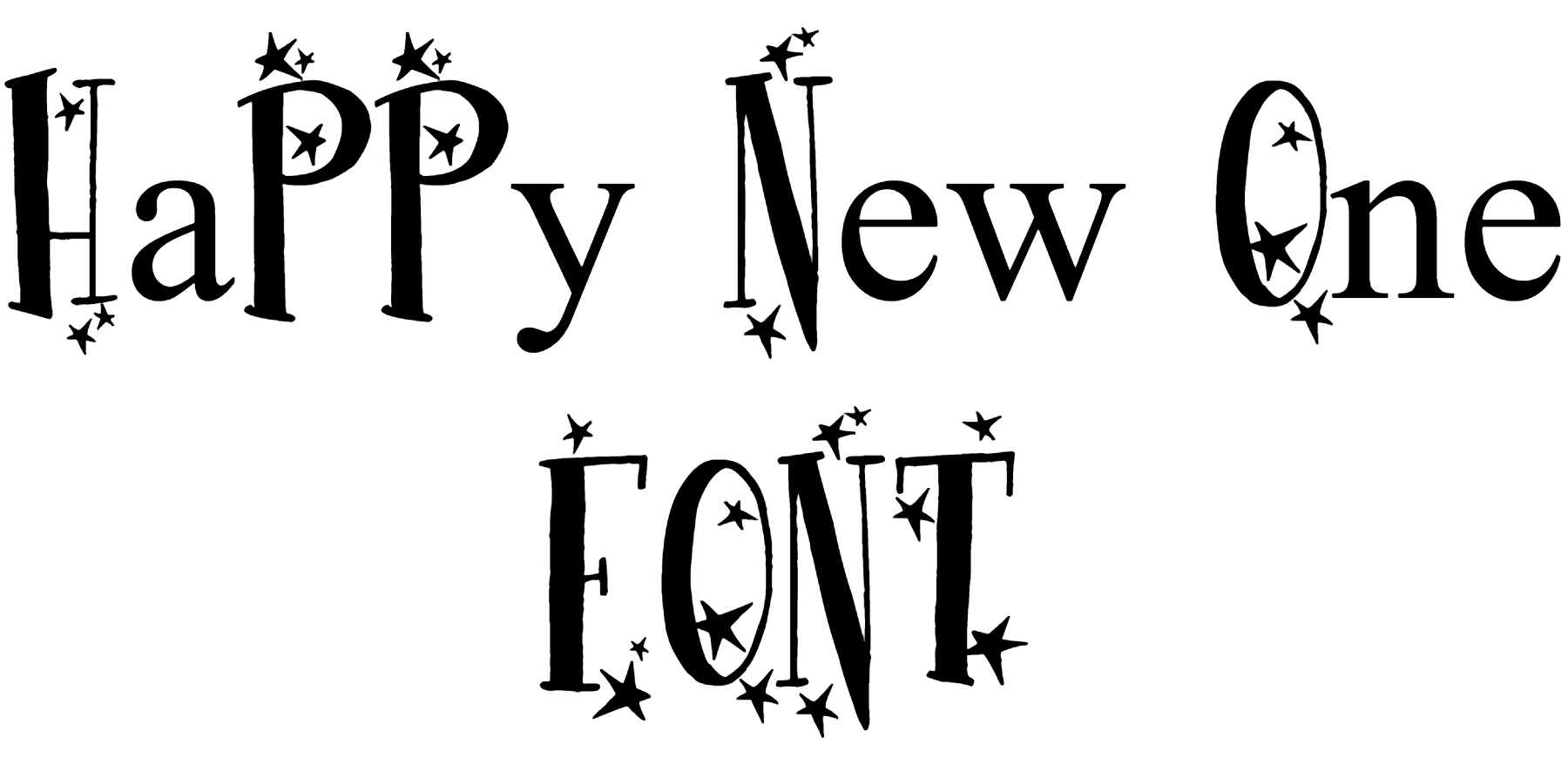 Happy New One Font Download