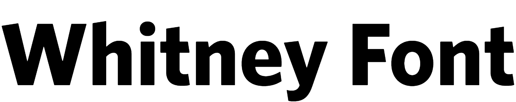 Whitney Font | DafontStyle