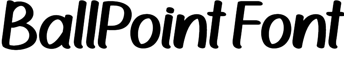 BallPoint Font Download