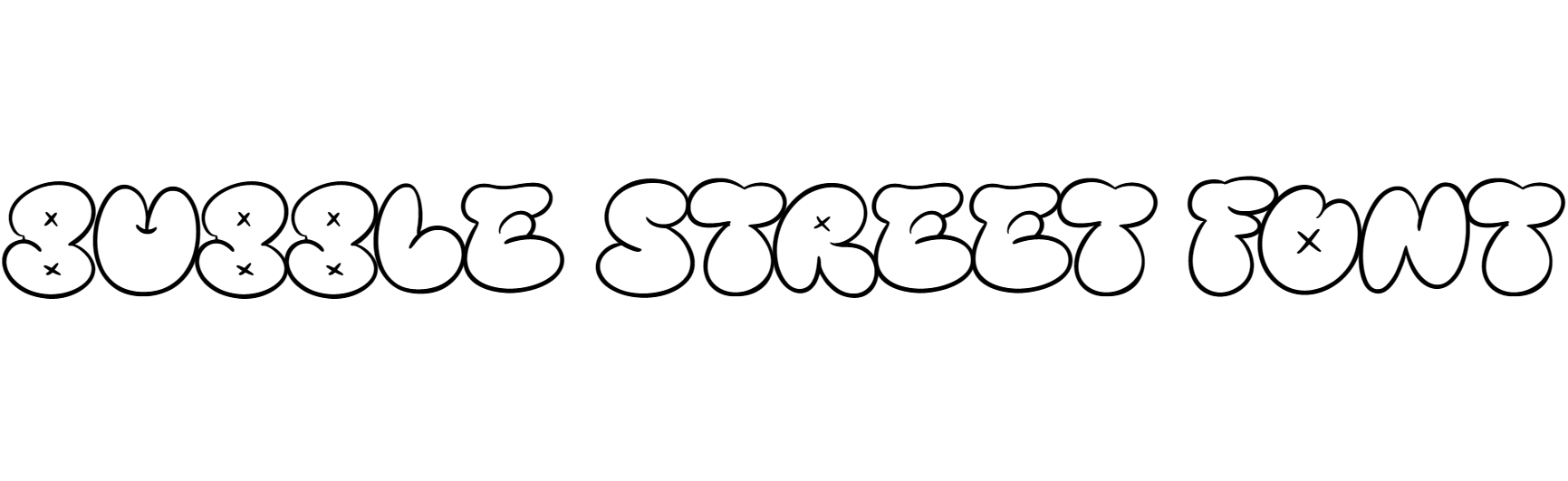 Bubble Street Font Download