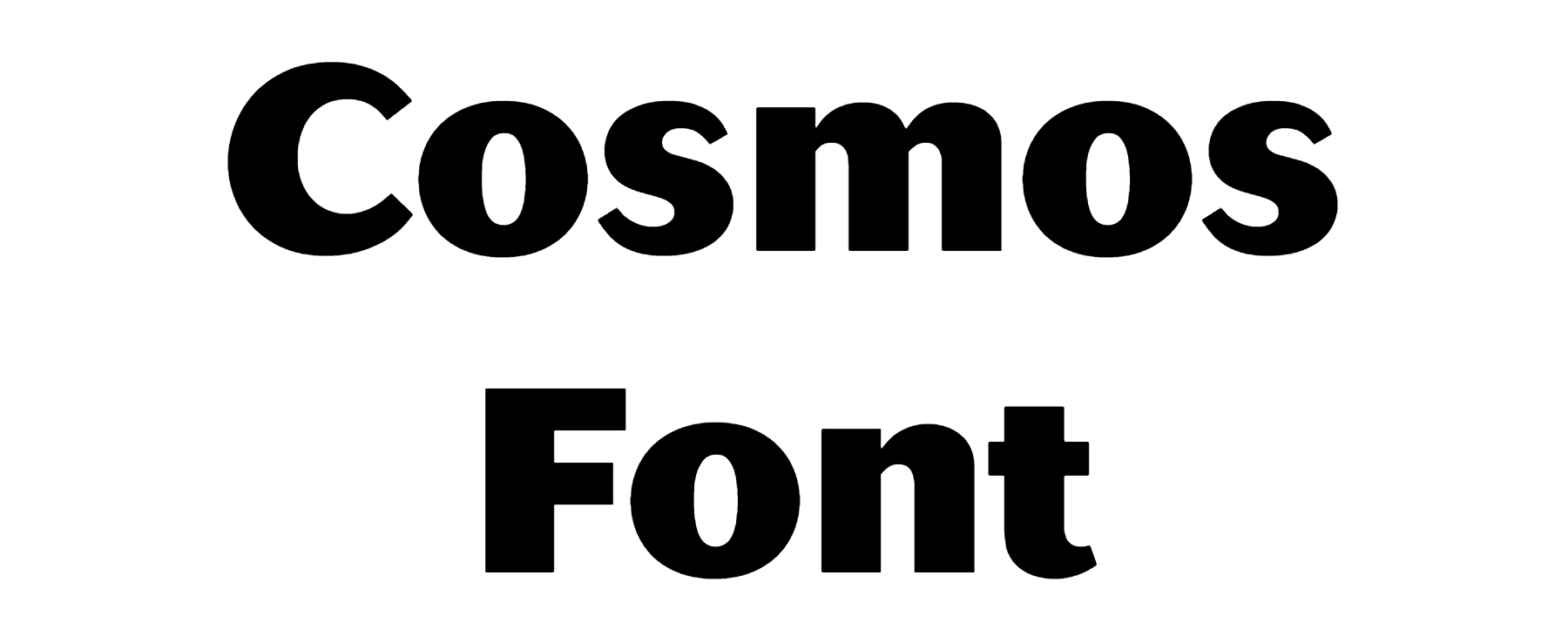 Cosmos Font | DafontStyle