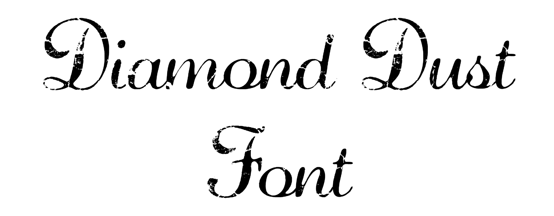 Diamond Dust Font Download