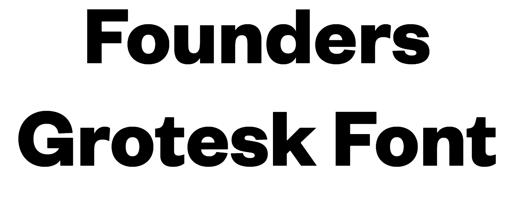 Founders Grotesk Font Download