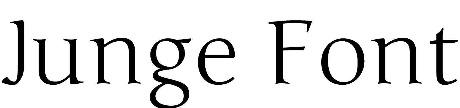 Junge Font Download