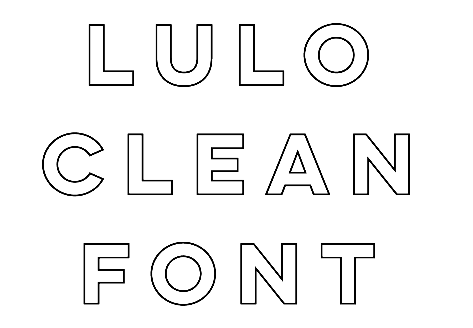 Lulo Clean Font | DafontStyle
