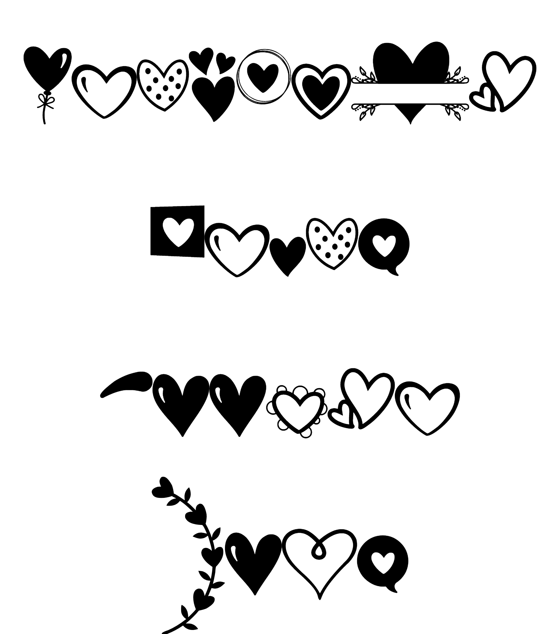 Merciful Heart Doodle Font Download