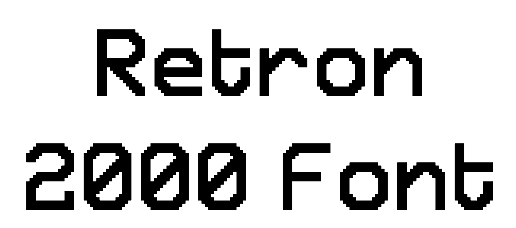 Retron 2000 Font Download