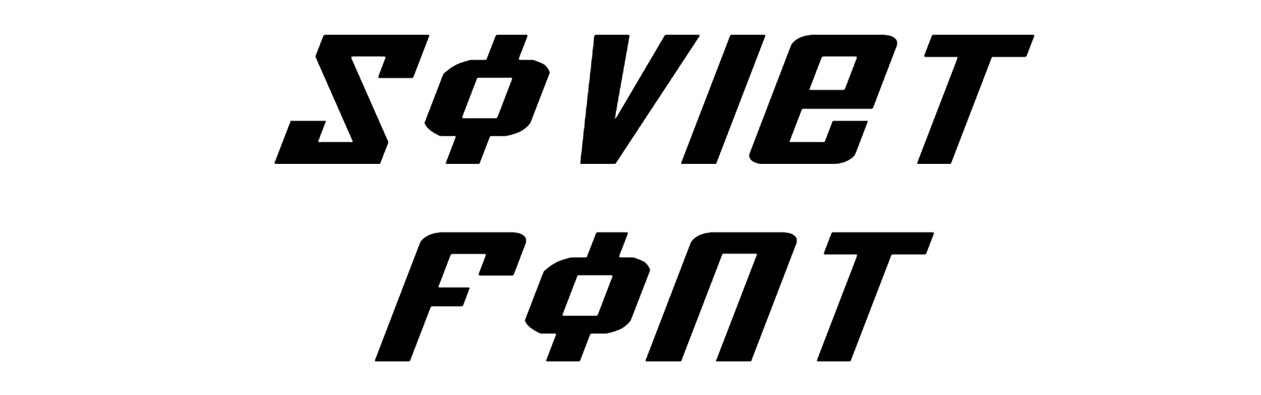 Soviet Font Download