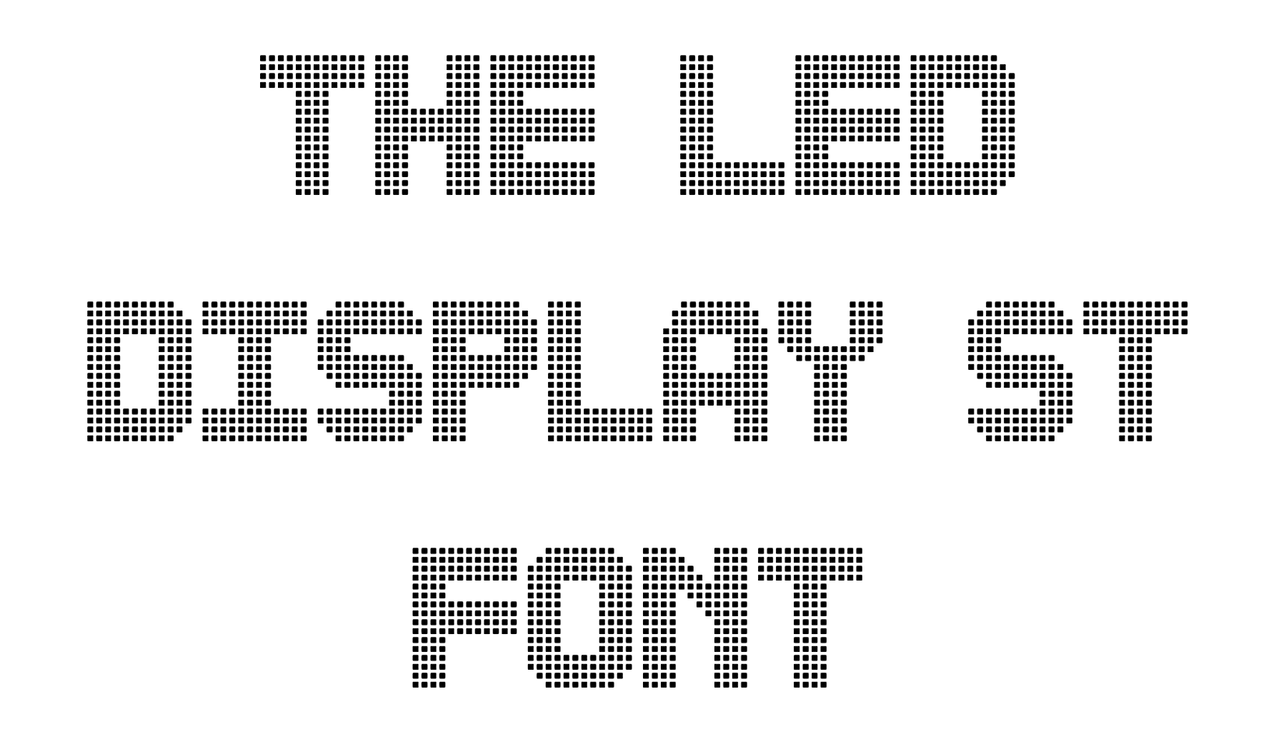 The Led Display St Font | DafontStyle