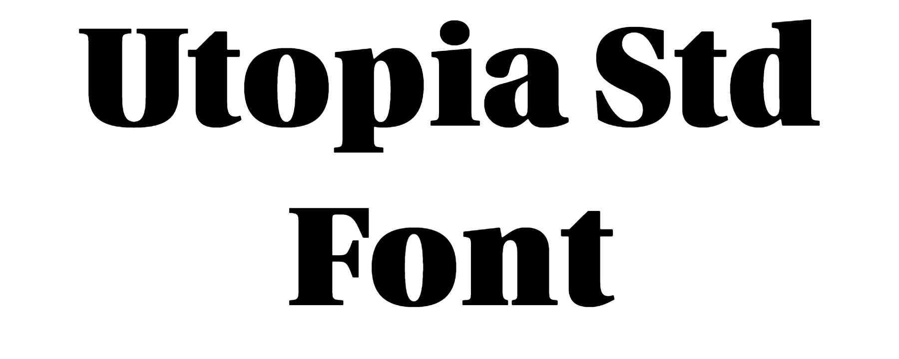 Utopia Std Font Download