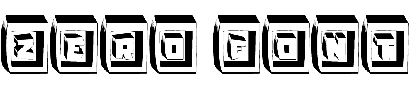 Zero Font Download