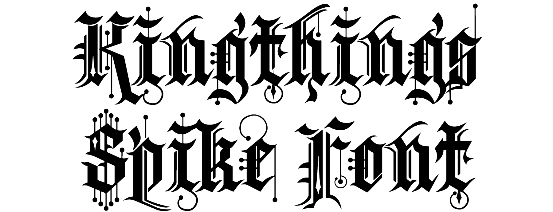 Kingthings Spike Font Download